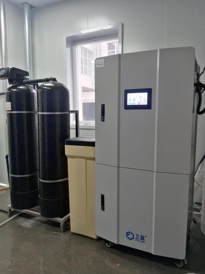捷報：飛藍次氯酸發(fā)生器2T食品廠安裝驗收成功